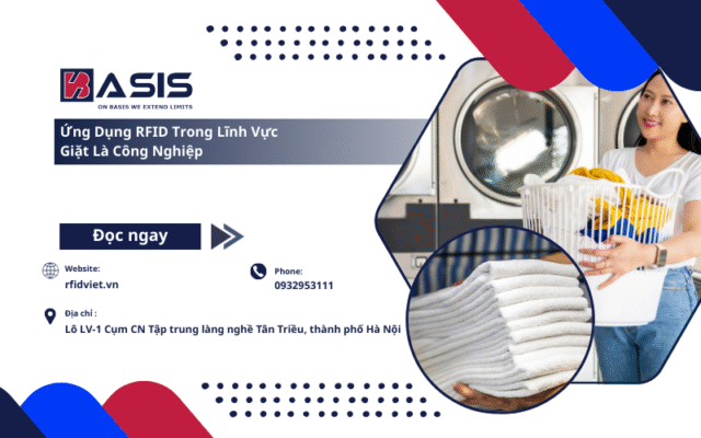 Ứng dụng RFID trong giặt là công nghiệp