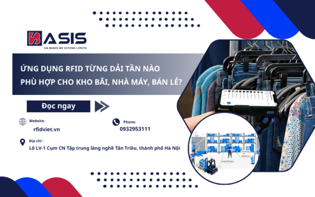 Ứng Dụng RFID Từng Dải Tần Nào Phù Hợp Cho Kho Bãi, Nhà Máy, Bán Lẻ?