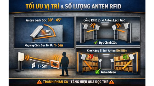 Tối ưu vị trí, góc đặt và số lượng anten