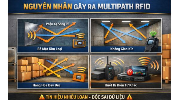 Nguyên nhân gây ra Multipath RFID