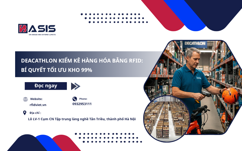 Deacathlon Kiểm Kê Hàng Hóa Bằng RFID: Bí Quyết Tối Ưu Kho 99%