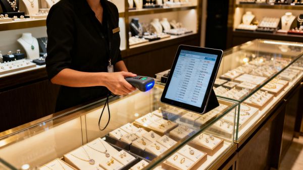 RFID giúp tiệm vàng định danh và quản lý từng món trang sức.