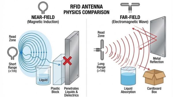 Hiện tượng multipath trong môi trường kim loại.